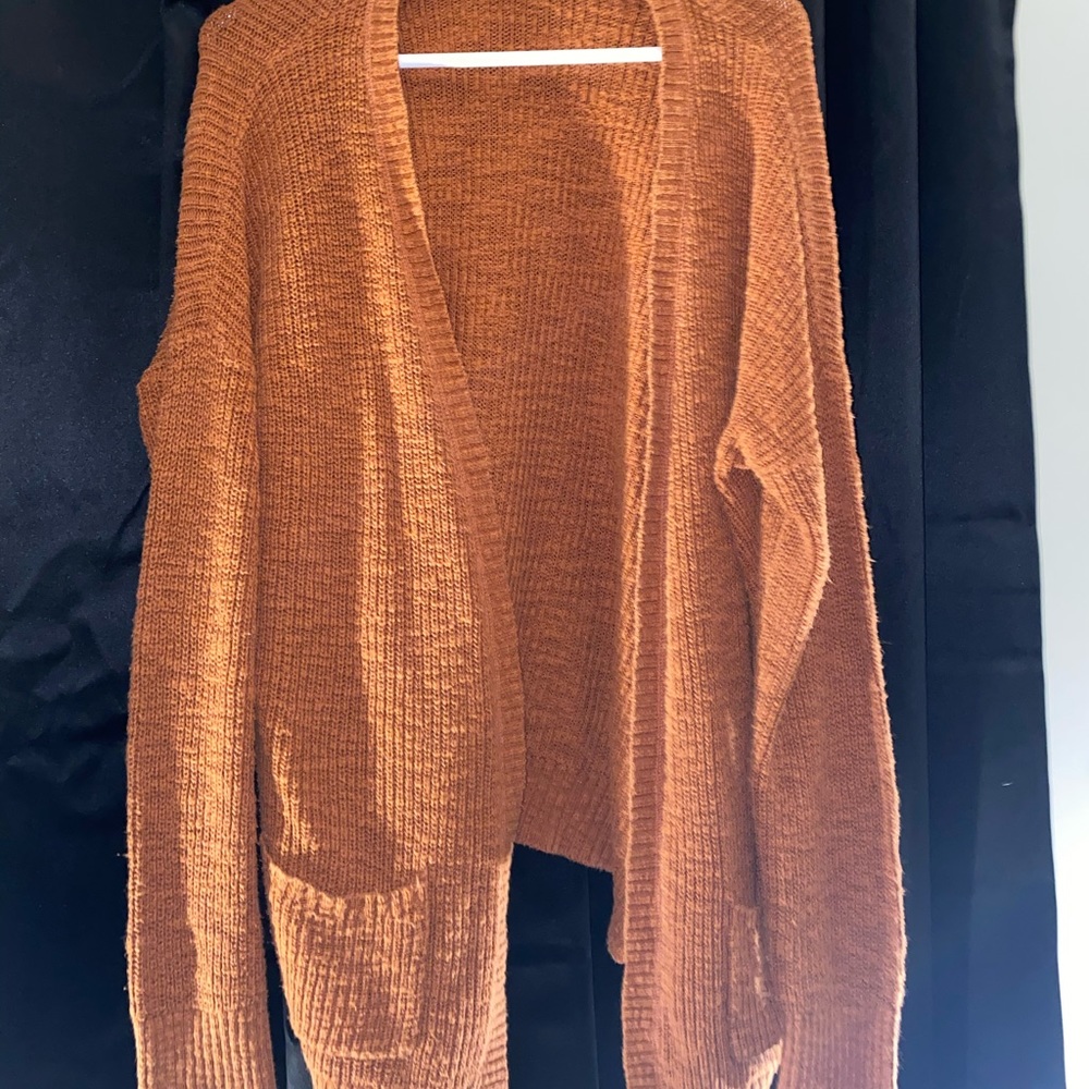 Burnt orange cardigan